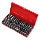Socket Set 41pc 1/4"Sq Drive 6pt WallDrive¨ - Metric/Imperial | Pipe Manufacturers Ltd..
