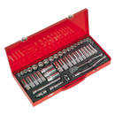 Socket Set 45pc 3/8"Sq Drive 6pt WallDrive¨ - Metric/Imperial | Pipe Manufacturers Ltd..