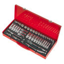 Socket Set 45pc 3/8"Sq Drive 6pt WallDrive¨ - Metric/Imperial | Pipe Manufacturers Ltd..