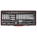Socket Set 45pc 3/8"Sq Drive 6pt WallDrive¨ - Metric/Imperial | Pipe Manufacturers Ltd..