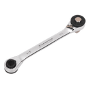 Ratchet Spanner 1/4"Hex x 5/16"Hex Drive with 1/4"Sq Drive Adaptor | Pipe Manufacturers Ltd..