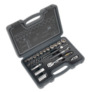 Socket Set 24pc 3/8"Sq Drive Total Drive¨ | Pipe Manufacturers Ltd..