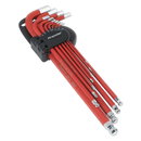 Ball-End Hex Key Set 11pc Anti-Slip Extra Long Metric | Pipe Manufacturers Ltd..