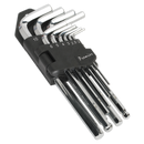 Hex Key Set 10pc Long Fully Polished Metric | Pipe Manufacturers Ltd..