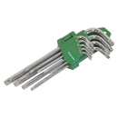 Security TRX-Star* Key Set 9pc Long Fully Polished | Pipe Manufacturers Ltd..