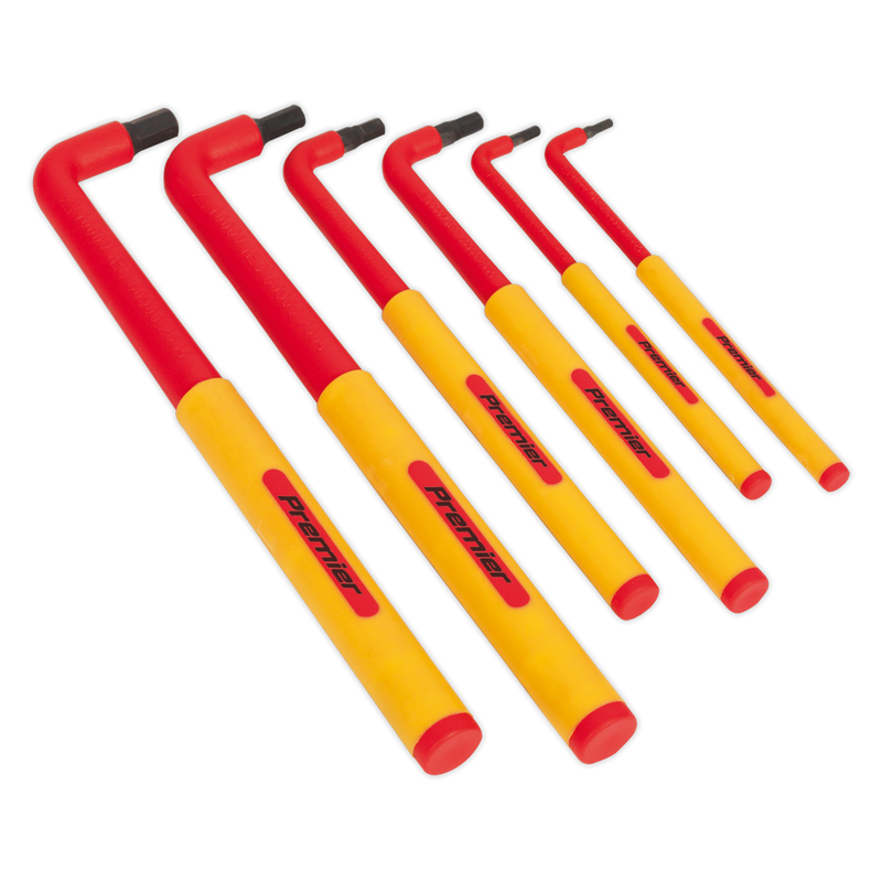 Hex Key Set 6pc Extra Long VDE | Pipe Manufacturers Ltd..