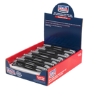 Ball-End Hex Key Set with Power Bar 8pc Long Display Box of 10 | Pipe Manufacturers Ltd..