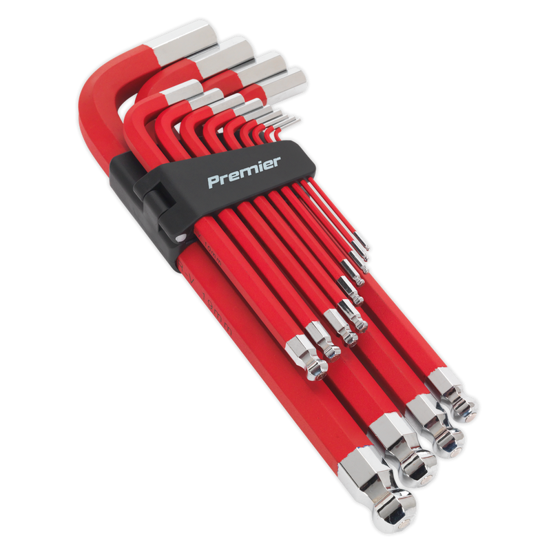 Jumbo Ball-End Hex Key Set 13pc Anti-Slip - Metric | Pipe Manufacturers Ltd..