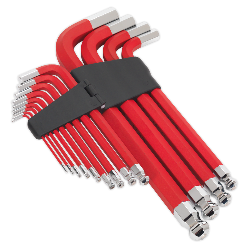 Jumbo Ball-End Hex Key Set 13pc Anti-Slip - Metric | Pipe Manufacturers Ltd..