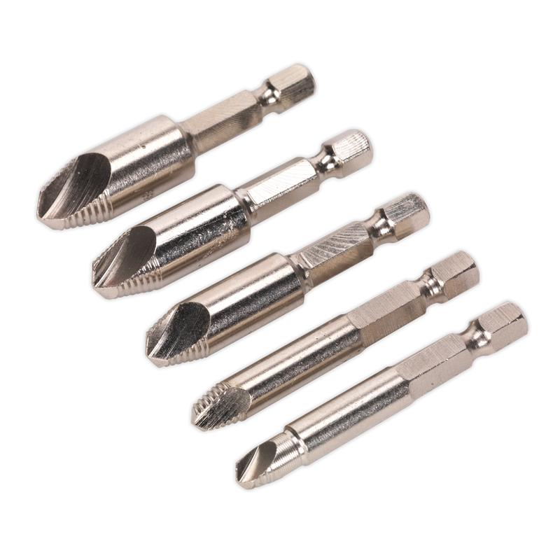 HSS Screw Extractor Set 5pc | Pipe Manufacturers Ltd..