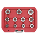 Bolt Extractor Socket Set 11pc 3/8"Sq Drive Metric | Pipe Manufacturers Ltd..