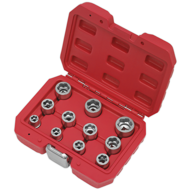 Bolt Extractor Socket Set 11pc 3/8"Sq Drive Metric | Pipe Manufacturers Ltd..