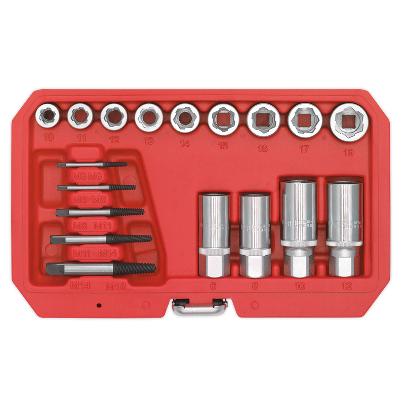 Bolt, Stud & Screw Extractor Set 18pc | Pipe Manufacturers Ltd..