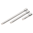 Wobble/Rigid Extension Bar Set 3pc 3/8"Sq Drive | Pipe Manufacturers Ltd..