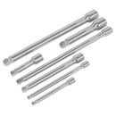 Wobble/Rigid Extension Bar Set 7pc 1/4", 3/8" & 1/2"Sq Drive | Pipe Manufacturers Ltd..