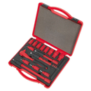 Insulated Socket Set 16pc 3/8"Sq Drive 6pt WallDrive¨ VDE Approved | Pipe Manufacturers Ltd..