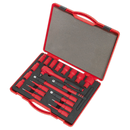 Insulated Socket Set 20pc 1/2"Sq Drive 6pt WallDrive¨ VDE Approved | Pipe Manufacturers Ltd..