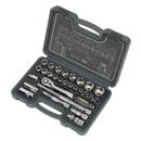 Socket Set 28pc 1/2"Sq Drive 6pt WallDrive¨ Metric | Pipe Manufacturers Ltd..