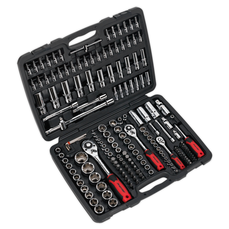 Socket Set 172pc 1/4", 3/8" & 1/2"Sq Drive 6pt WallDrive¨ Metric | Pipe Manufacturers Ltd..