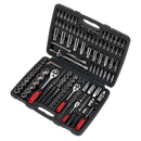 Socket Set 172pc 1/4", 3/8" & 1/2"Sq Drive 6pt WallDrive¨ Metric | Pipe Manufacturers Ltd..