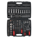 Socket Set 172pc 1/4", 3/8" & 1/2"Sq Drive 6pt WallDrive¨ Metric | Pipe Manufacturers Ltd..