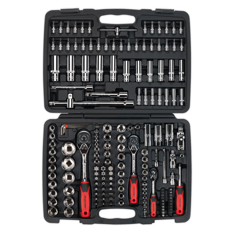 Socket Set 172pc 1/4", 3/8" & 1/2"Sq Drive 6pt WallDrive¨ Metric | Pipe Manufacturers Ltd..