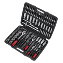 Socket Set 172pc 1/4", 3/8" & 1/2"Sq Drive 6pt WallDrive¨ Metric | Pipe Manufacturers Ltd..