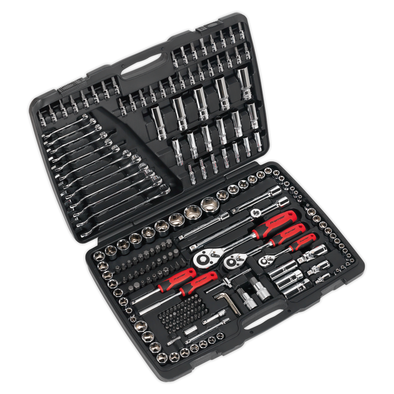 Socket Set 216pc 1/4", 3/8" & 1/2"Sq Drive 6pt WallDrive¨ Metric | Pipe Manufacturers Ltd..