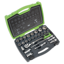 Socket Set 26pc 1/2"Sq Drive 6pt WallDrive¨ Metric | Pipe Manufacturers Ltd..