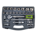 Socket Set 26pc 1/2"Sq Drive 6pt WallDrive¨ Metric | Pipe Manufacturers Ltd..