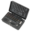 Ratchet Driver & Impact Grade Torsion Bit Set 33pc Micro Premier Black Series | Pipe Manufacturers Ltd..