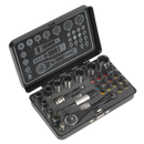 Socket & Impact Grade Torsion Bit Set 28pc 1/4"Sq Drive Micro Premier Black Series | Pipe Manufacturers Ltd..