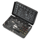 Socket & Impact Grade Torsion Bit Set 28pc 1/4"Sq Drive Micro Premier Black Series | Pipe Manufacturers Ltd..