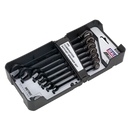 Combination Ratchet Spanner Set 7pc Black Series Metric | Pipe Manufacturers Ltd..