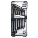 Combination Ratchet Spanner Set 7pc Black Series Metric | Pipe Manufacturers Ltd..