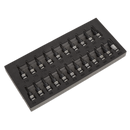 TRX-Star*/Hex/Spline Socket Bit Set 22pc 3/8"Sq Drive Black Series | Pipe Manufacturers Ltd..