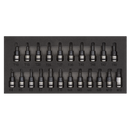 TRX-Star*/Hex/Spline Socket Bit Set 22pc 3/8"Sq Drive Black Series | Pipe Manufacturers Ltd..