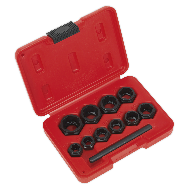 Bolt Extractor Set 11pc Spanner Type | Pipe Manufacturers Ltd..