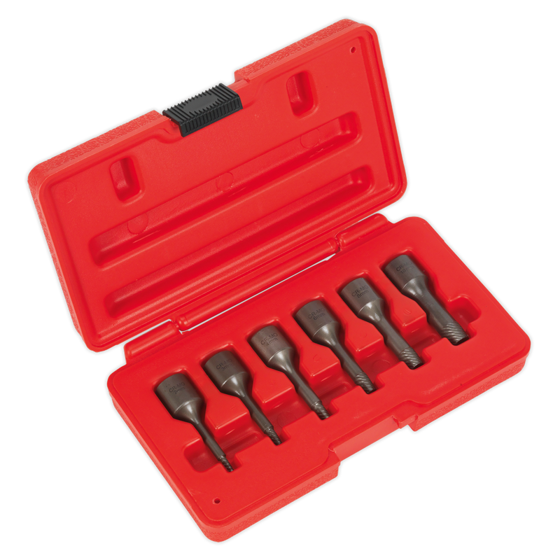 Screw Extractor Set 6pc 3/8"Sq Drive | Pipe Manufacturers Ltd..