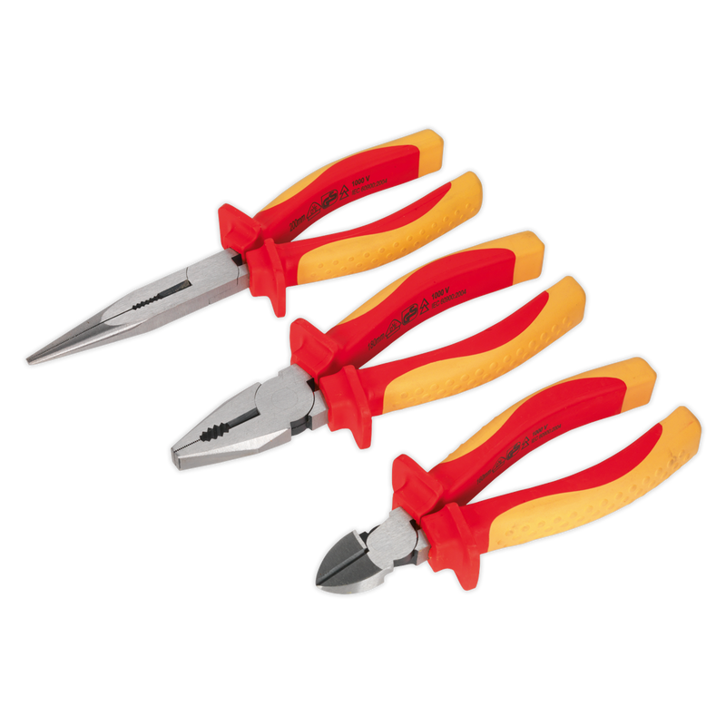 Pliers Set 3pc VDE Approved | Pipe Manufacturers Ltd..