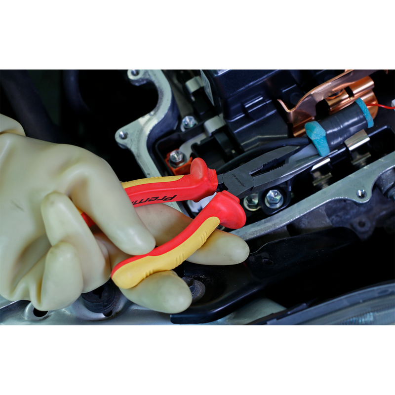 Long Nose Pliers 200mm VDE Approved | Pipe Manufacturers Ltd..