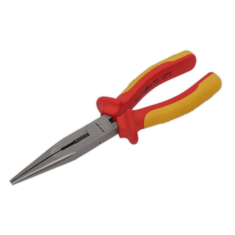 Long Nose Pliers 200mm VDE Approved | Pipe Manufacturers Ltd..