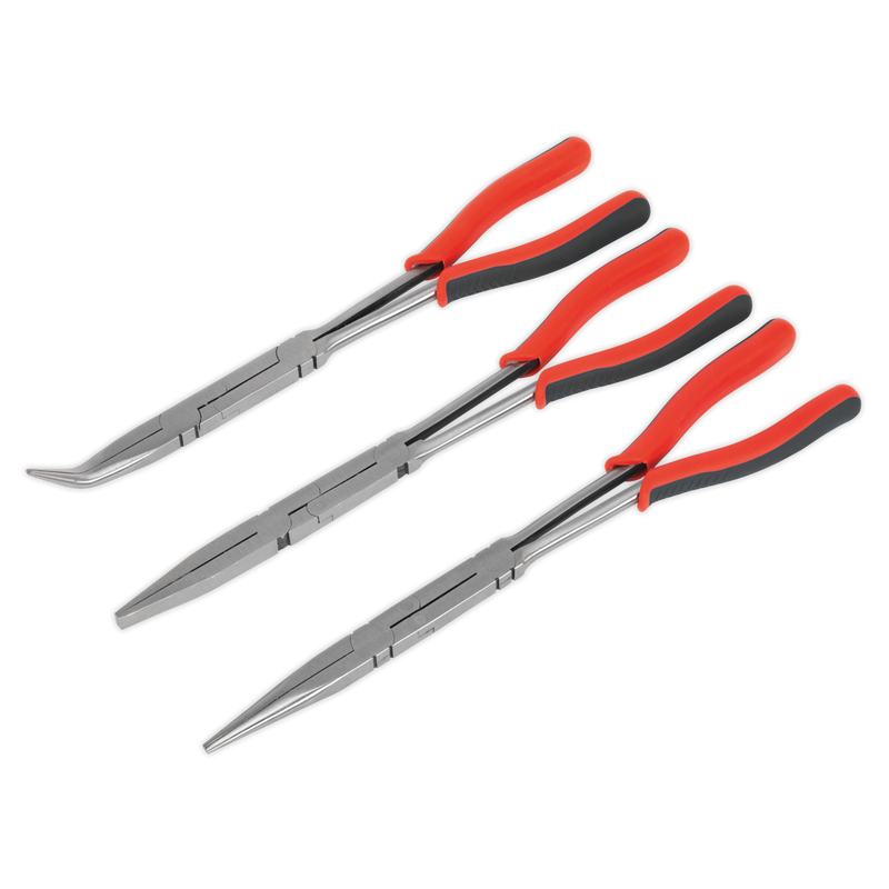 Double Joint Pliers Set 3pc Long Reach 335mm | Pipe Manufacturers Ltd..