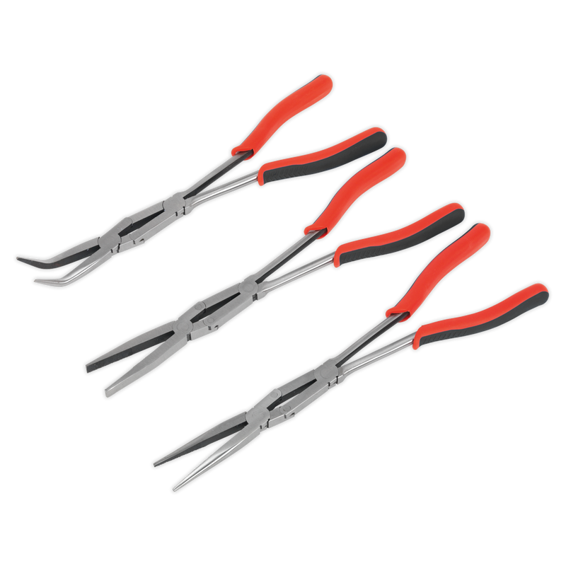 Double Joint Pliers Set 3pc Long Reach 335mm | Pipe Manufacturers Ltd..