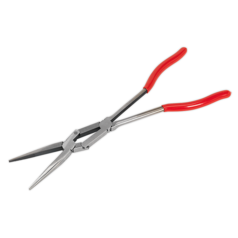 Needle Nose Pliers Double Joint Long Reach 335mm | Pipe Manufacturers Ltd..
