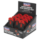 Razor Scraper with Comfort Grip Display Box of 12 | Pipe Manufacturers Ltd..