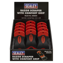 Razor Scraper with Comfort Grip Display Box of 12 | Pipe Manufacturers Ltd..