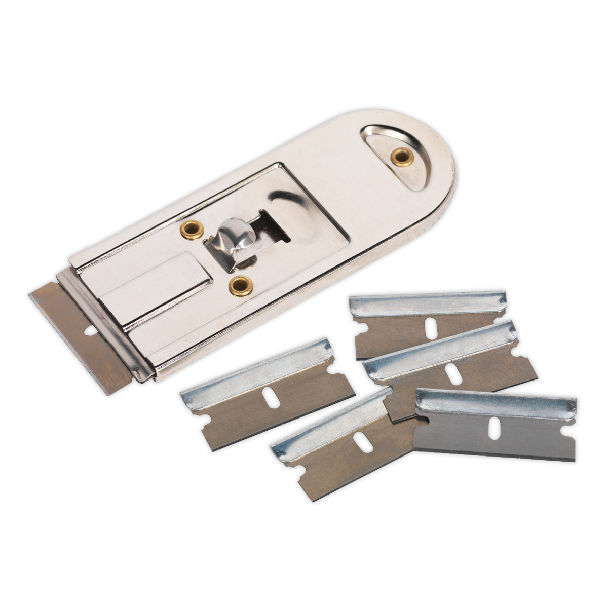 Rotating Razor Scraper Box Cutter Retracting Razor Scraper with Blades