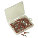 Male Bullet Crimping Terminals Red Size 22-16 50pc | Pipe Manufacturers Ltd..