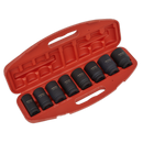 Impact Socket Set 8pc Deep 3/4"Sq Drive Metric | Pipe Manufacturers Ltd..